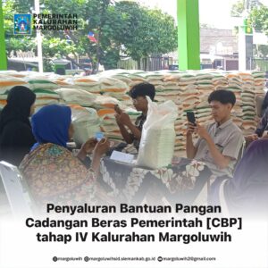PENYALURAN BANTUAN PANGAN CADANGAN BERAS PEMERINTAH (CPB) TAHAP IV