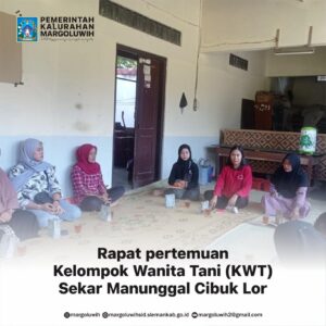 RAPAT PERTEMUAN KWT SEKAR MANUNGGAL PADUKUHAN CIBUK LOR