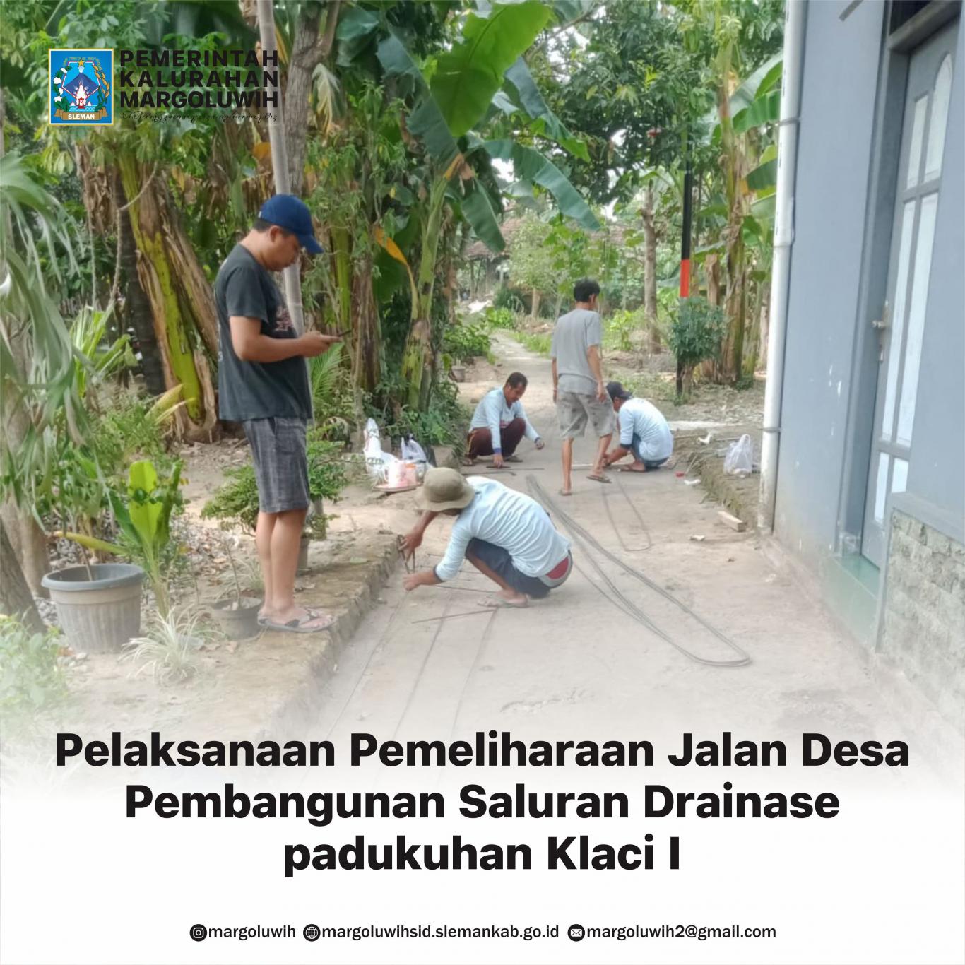 PEMBANGUNAN SALURAN DRAINASE PADUKUHAN KLACI I