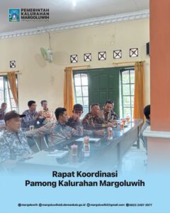 RAPAT KOORDINASI PAMONG KALURAHAN MARGOLUWIH