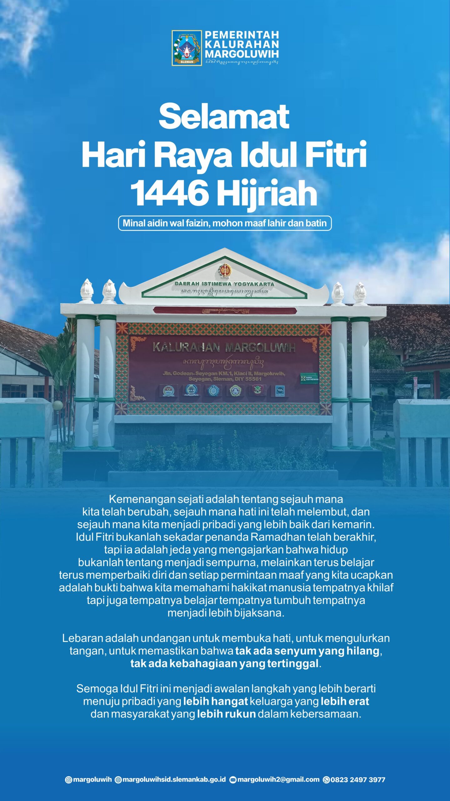 SELAMAT HARI RAYA IDUL FITRI 1446 HIJRIAH