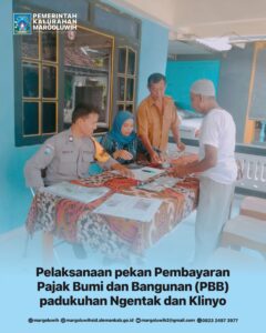 PELAKSANAAN PEKAN PEMBAYARAN PAJAK BUMI DAN BANGUNAN (PBB) PADUKUHAN NGENTAK DAN KLINYO
