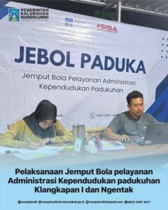 PELAKSANAAN JEMPUT BOLA ADMINISTRASI KEPENDUDUKAN PADUKUHAN (JEBOL PADUKA) DI PADUKUHAN NGENTAK DAN KLANGKAPAN I