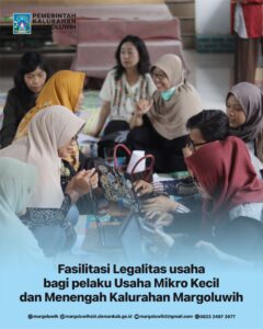 FASILITASI LEGALITAS USAHA BAGI PELAKU USAHA MIKRO KECIL DAN MENENGAH KALURAHAN MARGOLUWIH