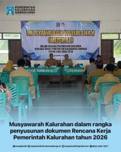 MUSYAWATAH KALURAHAN (MUSKAL) DALAM RANGKA PENYUSUNAN DOKUMEN RKP-KAL TAHUN ANGGARAN 2026