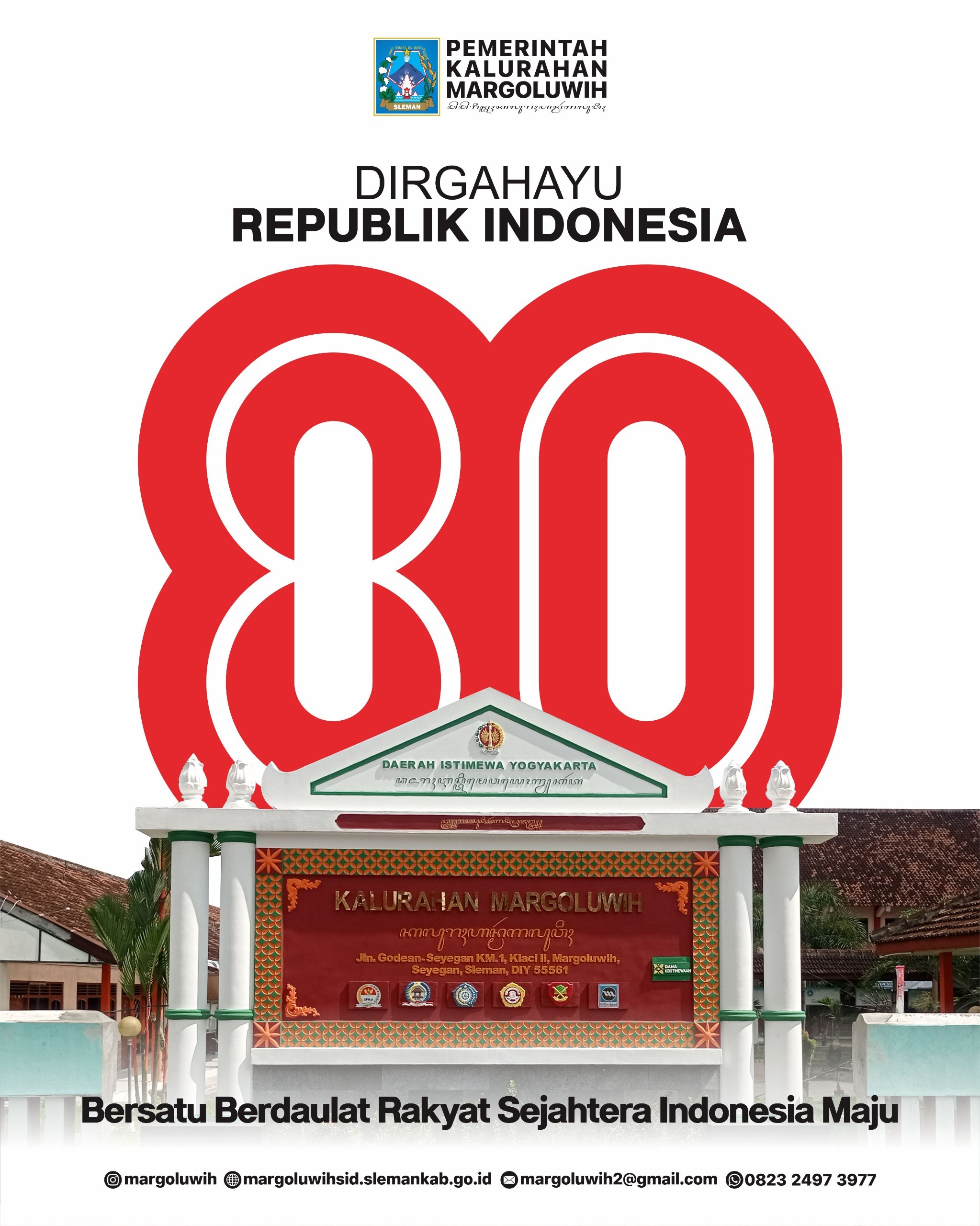 DIRGAHAYU KE-80 REPUBLIK INDONESIA