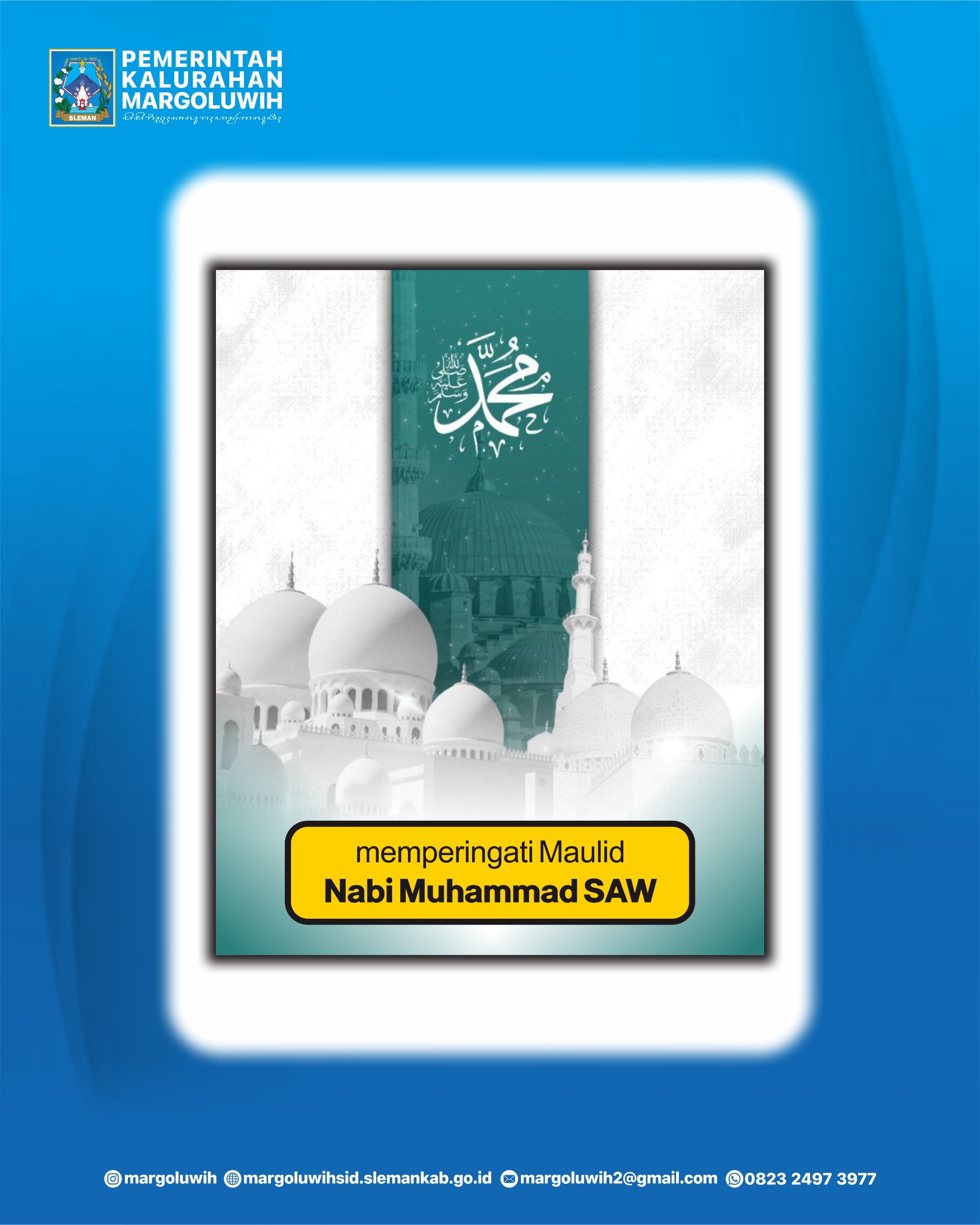 SELAMAT MEMPERINGATI MAULID NABI MUHAMMAD SAW
