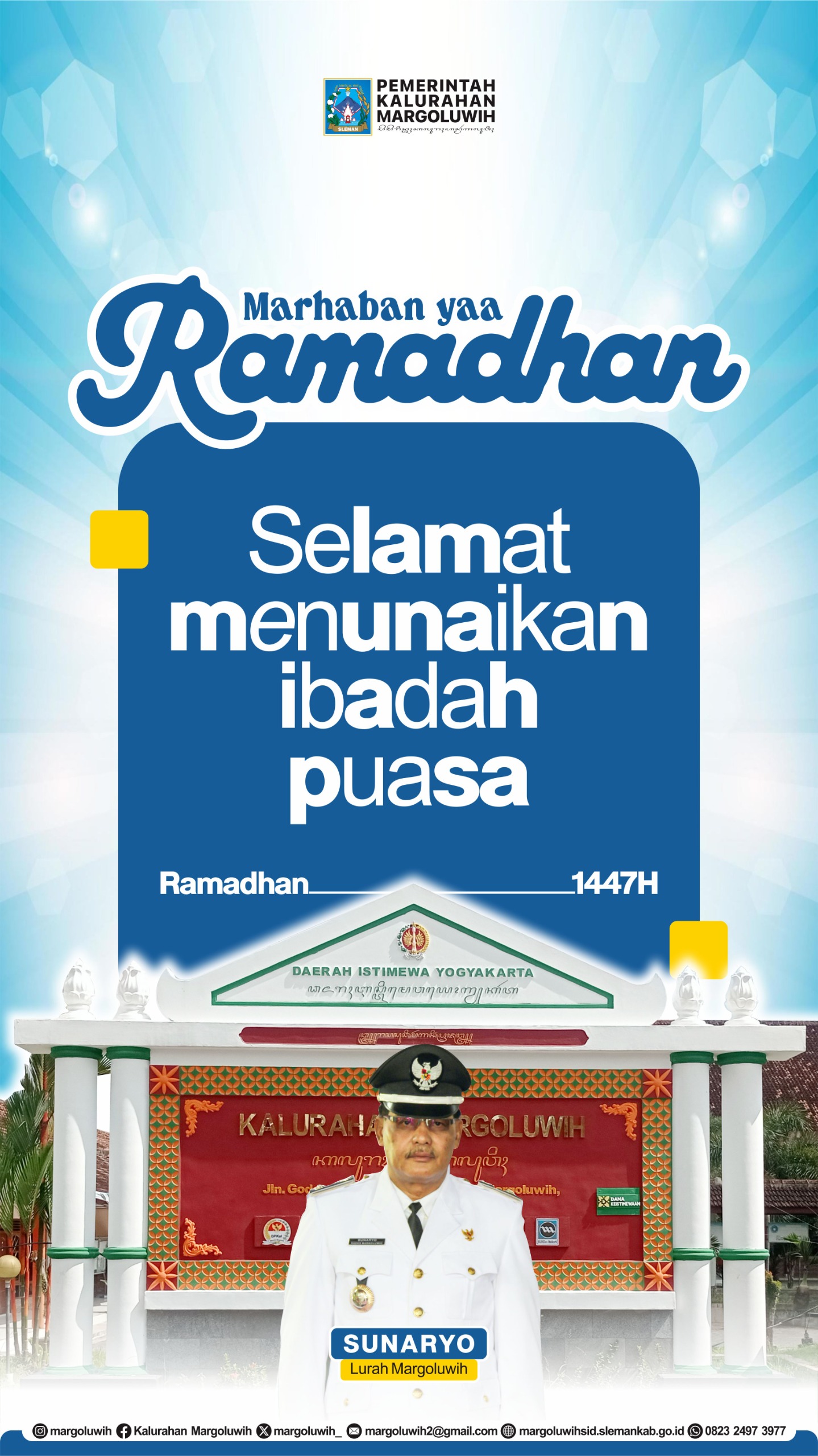 SELAMAT MENUNAIKAN IBADAH PUASA RAMADHAN 1447 H
