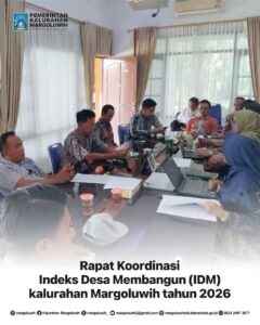 RAPAT KOORDINASI INDEKS DESA MEMBANGUN (IDM) KALURAHAN MARGOLUWIH