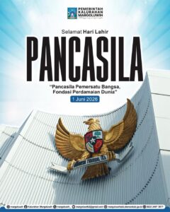 SELAMAT MEMPERINGATI HARI LAHIR PANCASILA